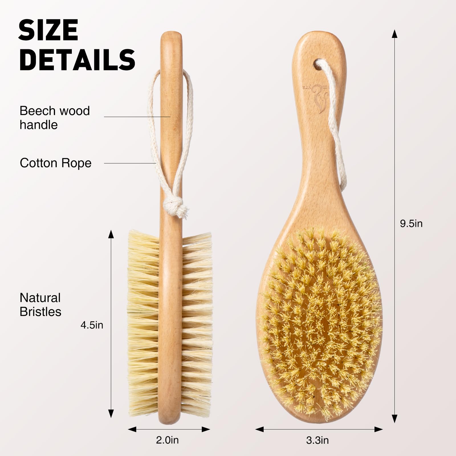 DOMLYRA cerdas firmes de sisal para limpieza superficial