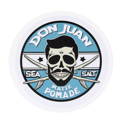 Don Juan Pomada Sal Marina, enfoque en textura suave para peinado diario.