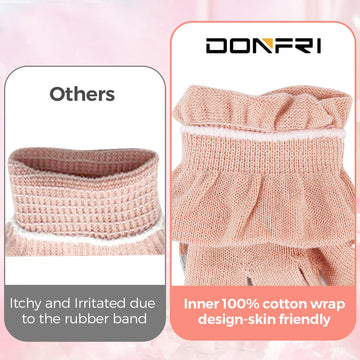 Guantes Donfri confort para piel sensible y uñas cuidadas.