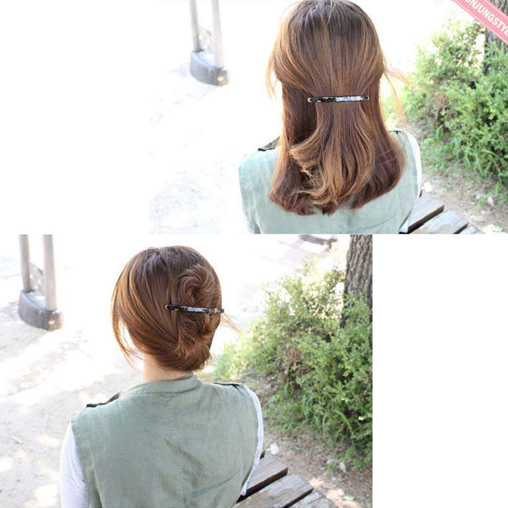 DonLeeving Luckycivia pinza cabello onix, textura detalle para looks sutiles.