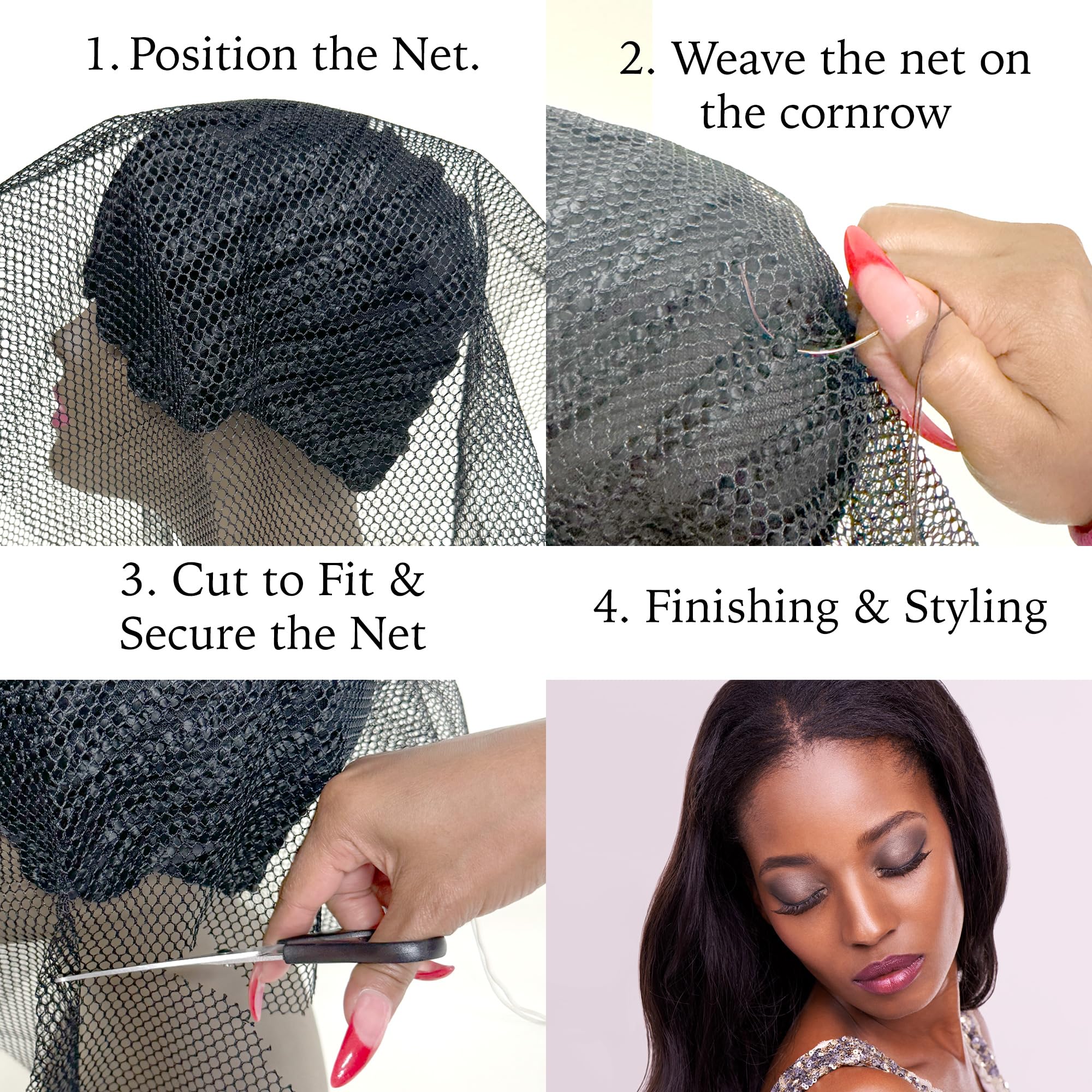 Donna Deluxe versátil para estilos variados, desde cosidos hasta extensiones.
