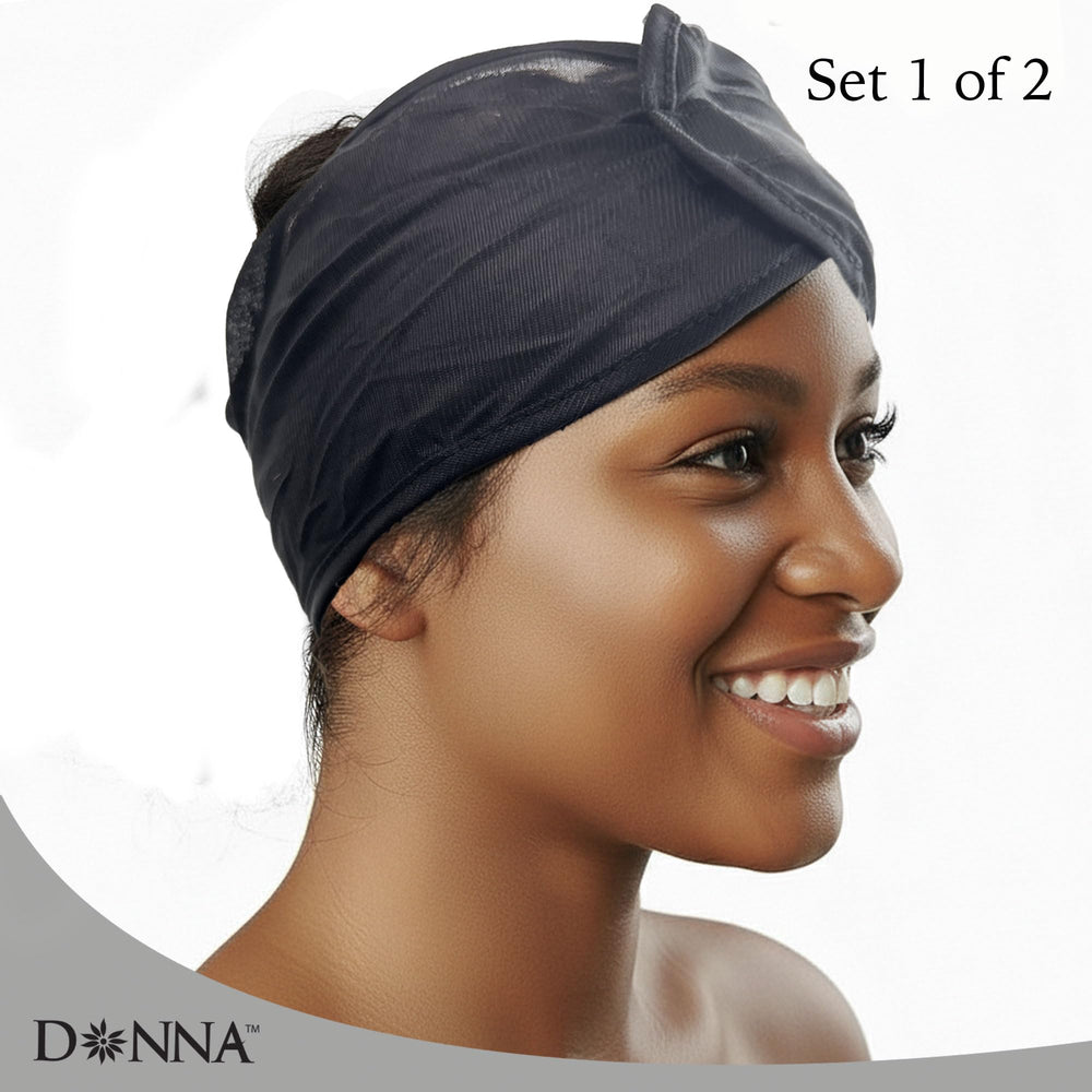 DONNA envoltura de satén suave, protege el cabello y evita frizz.