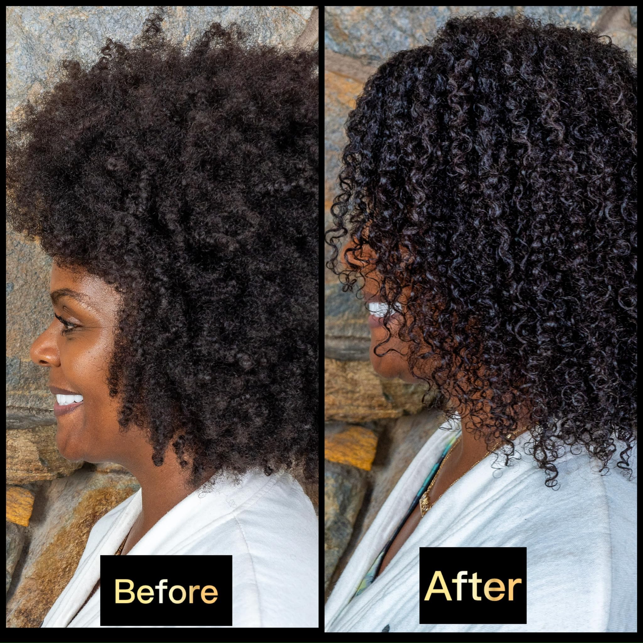 Textura cremosa facilita la aplicación en cabello húmedo para rizos definidos.