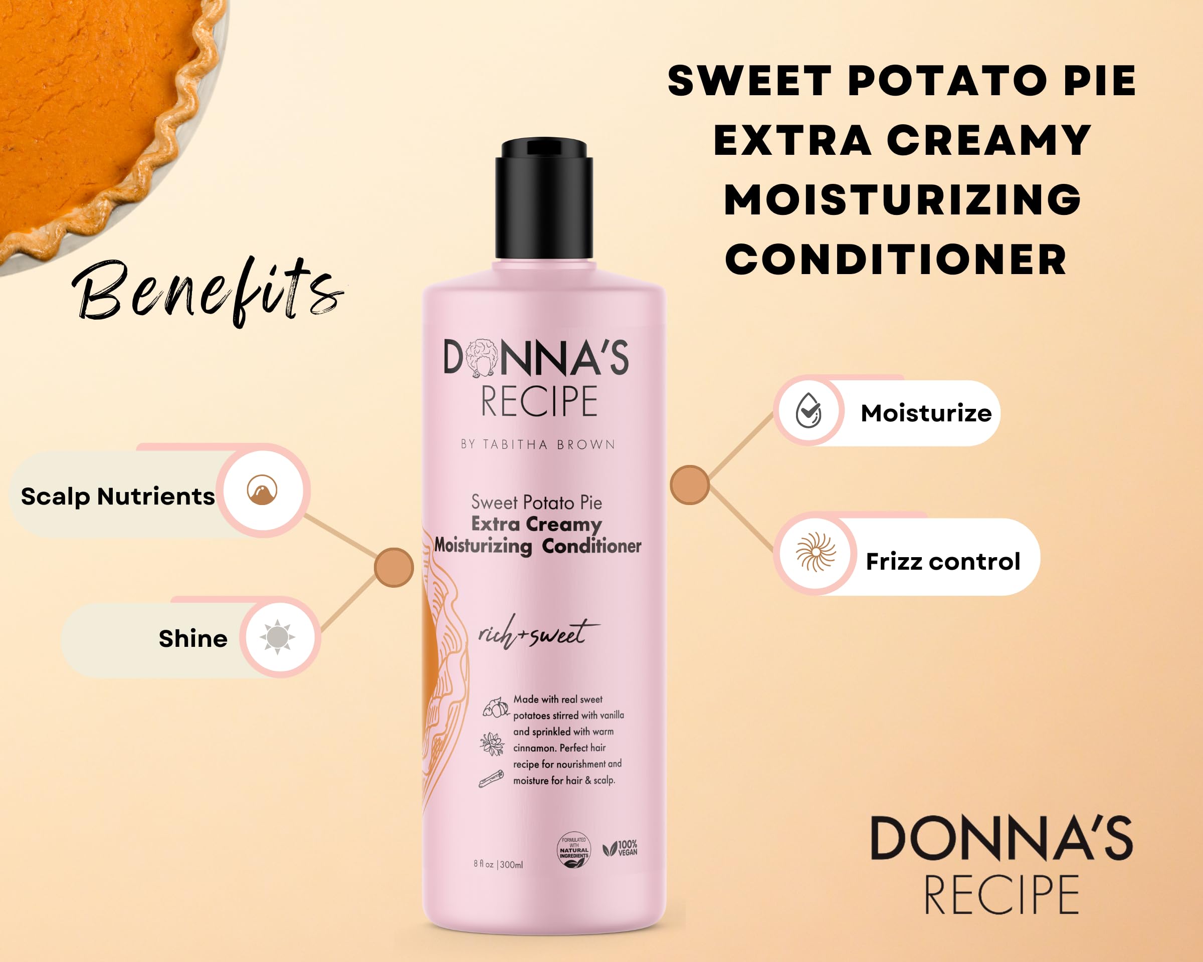 Donna's Recipe, textura cremosa que facilita desenredar sin esfuerzo