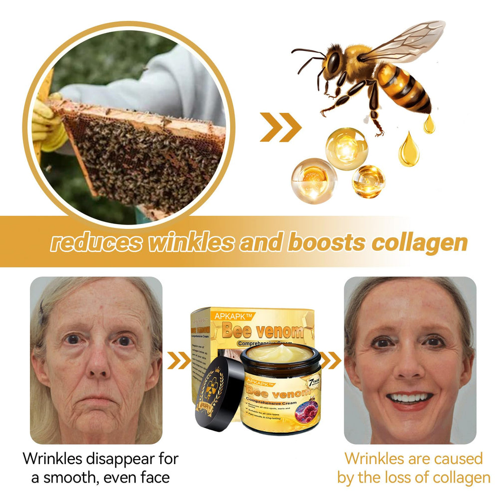 dooeka APKAPK crema veneno abeja, envase doble con dos frascos