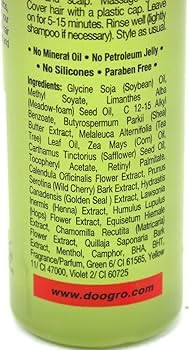 Doo Gro Aceite de Crecimiento Anticomezón, envase en primer plano, ideal para aplicar tratamiento suave