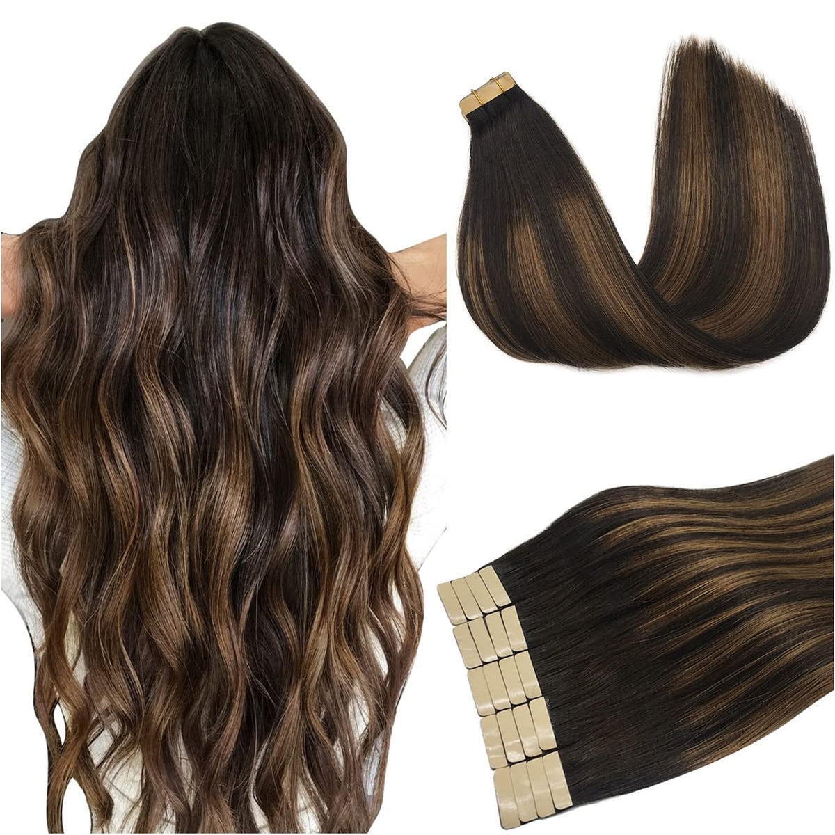 Extensiones DOORES Remy en empaque elegante para comparar colores