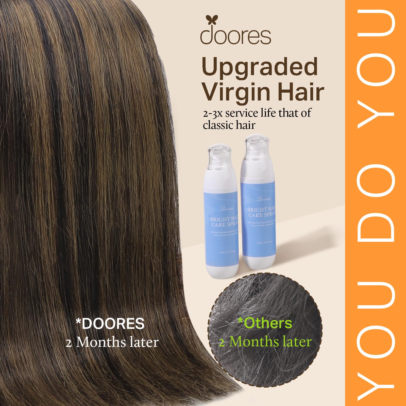 DOORES clips en U de acero reducen tirones y aseguran ajuste