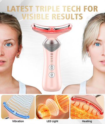 Masaje facial portátil de Dopsikn para uso diario en casa.
