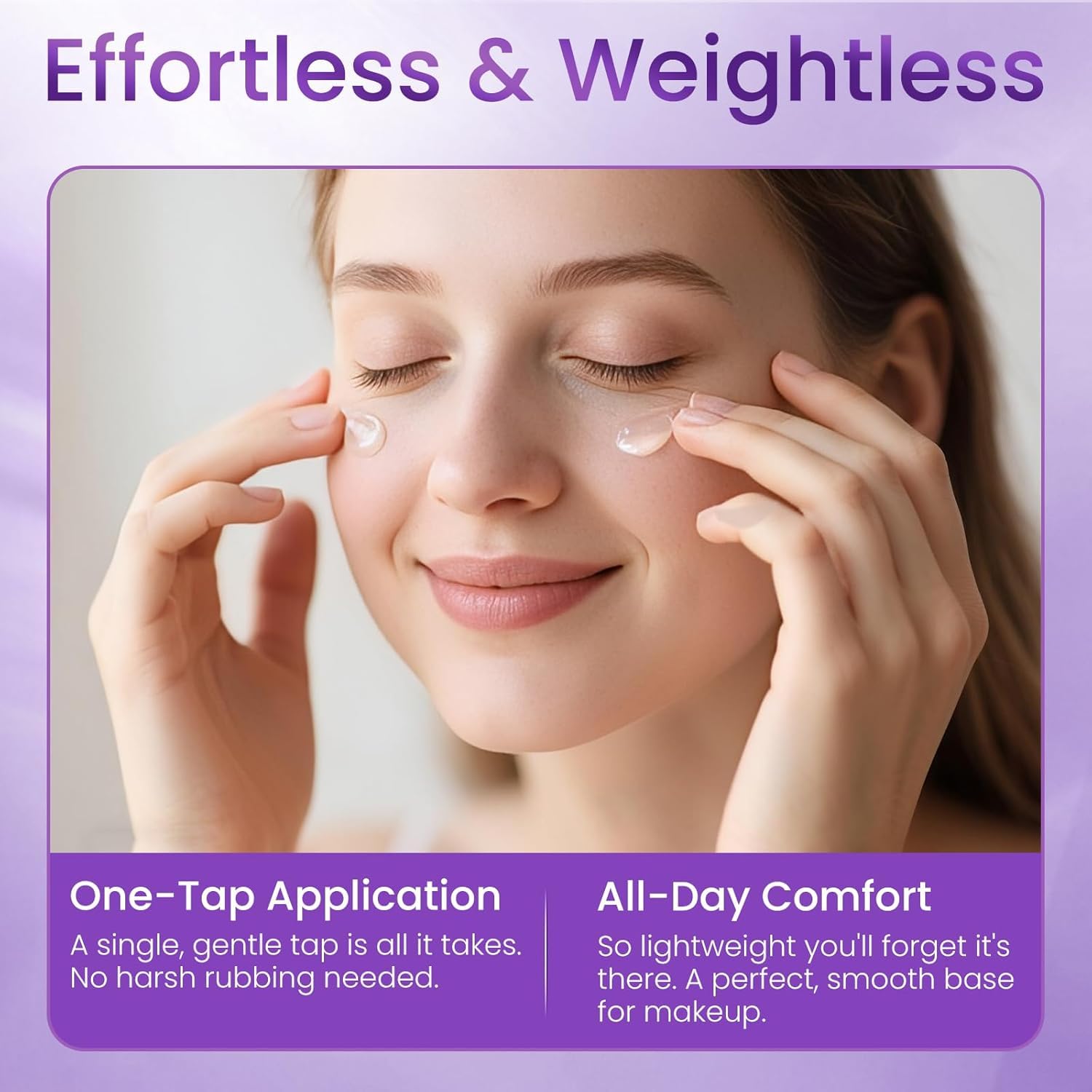 Doracome crema ojos retinol, aplicación suave para confort inmediato ocular.
