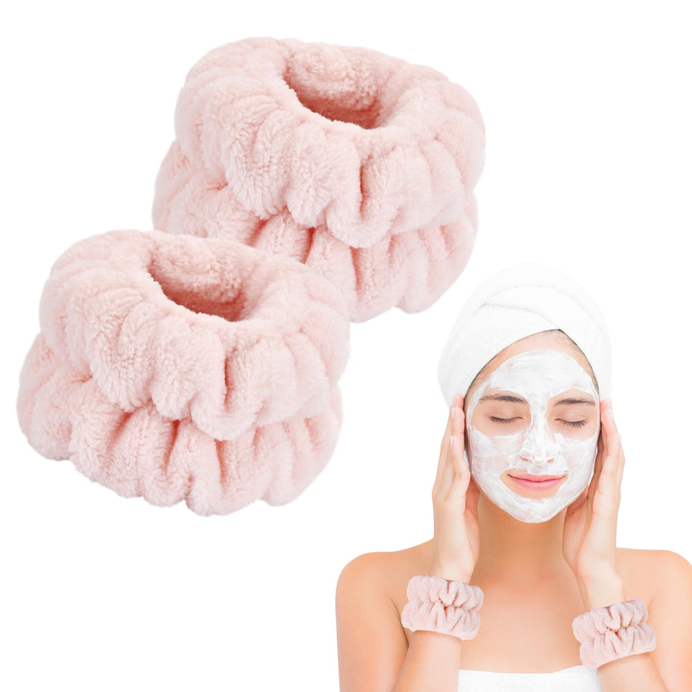 Dorbetar pulseras para lavado de cara, alta absorción para evitar salpicaduras.
