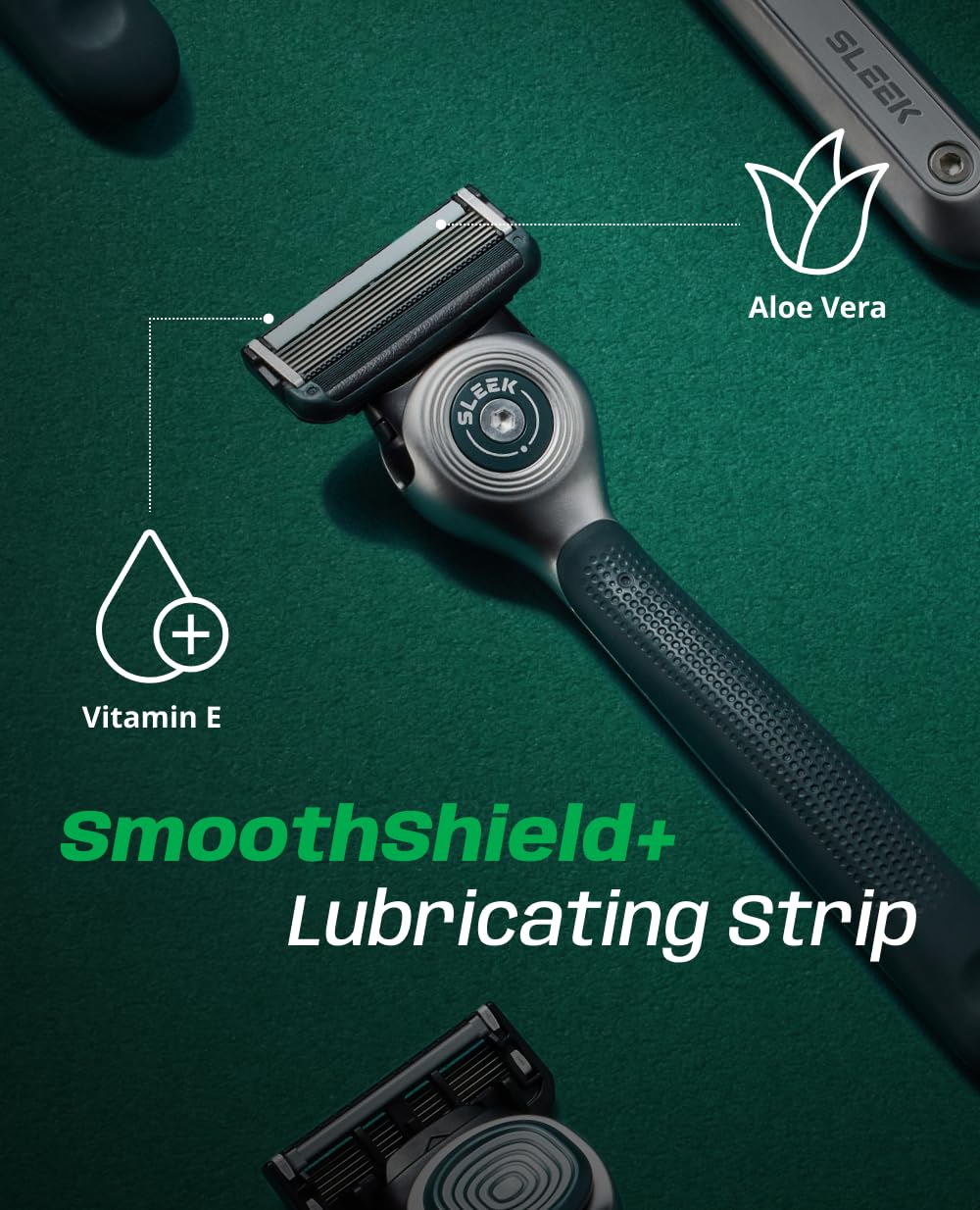 DORCO: mango mate y equilibrado para control cómodo.