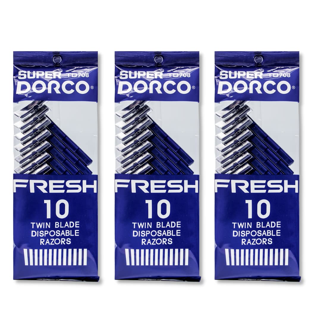 Dorco Fresh con doble hoja para afeitado cercano y cómodo