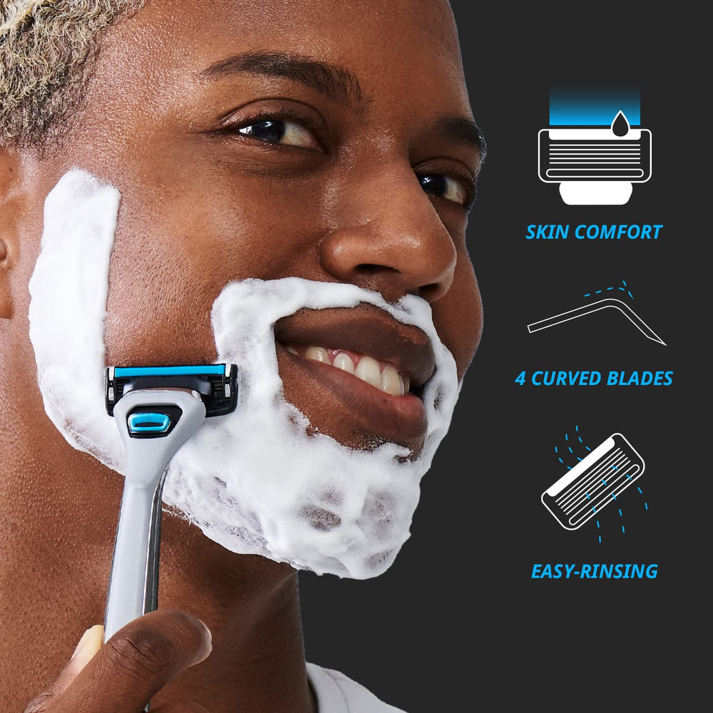 Dorco Pace 4 Pro: diseño de hojas abiertas facilita el enjuague