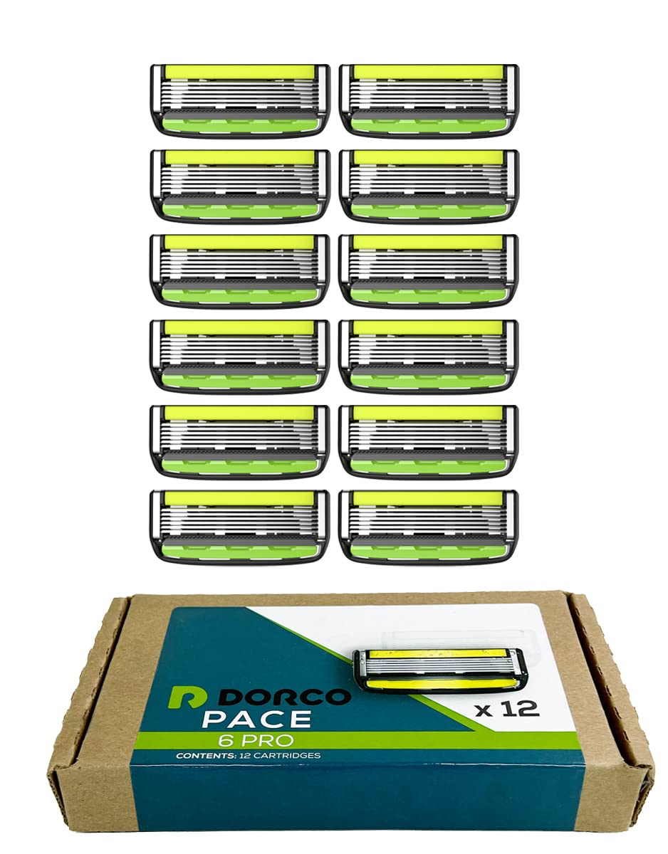 Dorco Pace 6 Pro: cuchillas seis para afeitado suave y cercano.