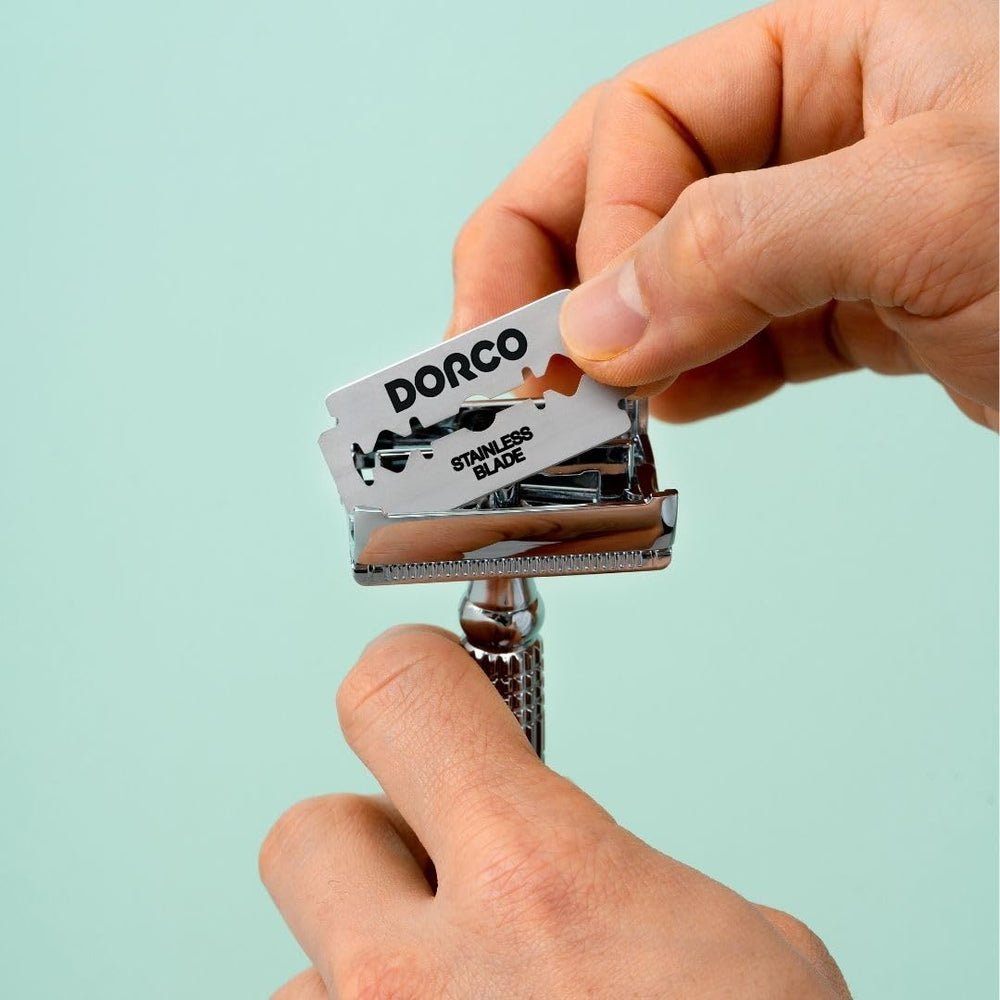 Afeitado suave y preciso con Dorco ST300 Platinum en cada pasada