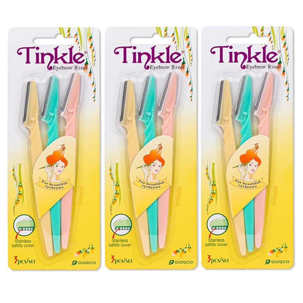 Dorco Tinkle herramienta dermaplaning 9 piezas para uso doméstico seguro y cómodo