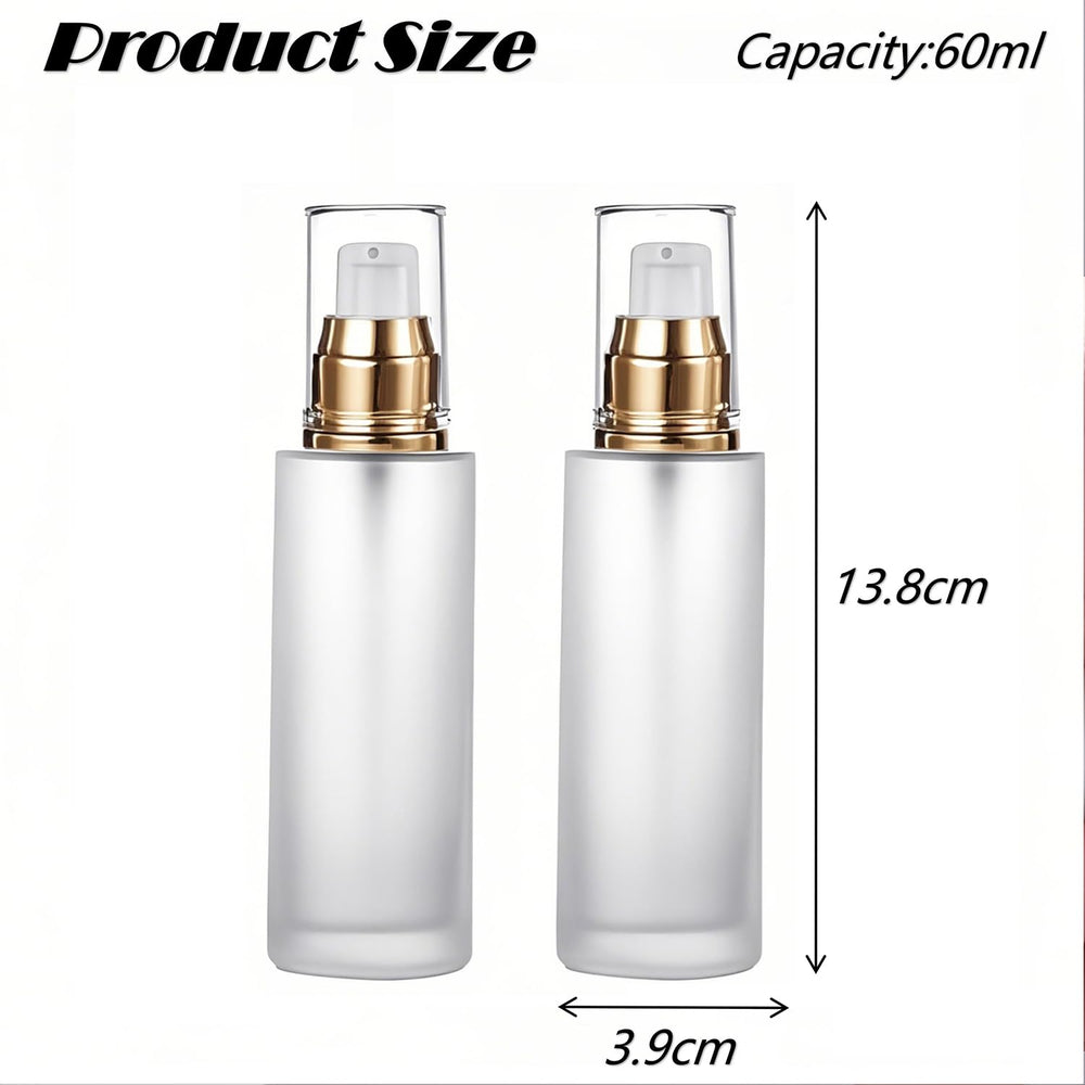 Doromy botella con tapa transparente 60 ml para viaje seguro.