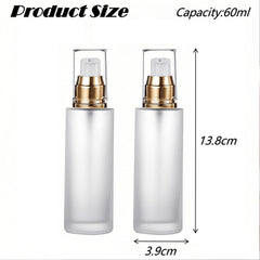 Doromy botella con tapa transparente 60 ml para viaje seguro.
