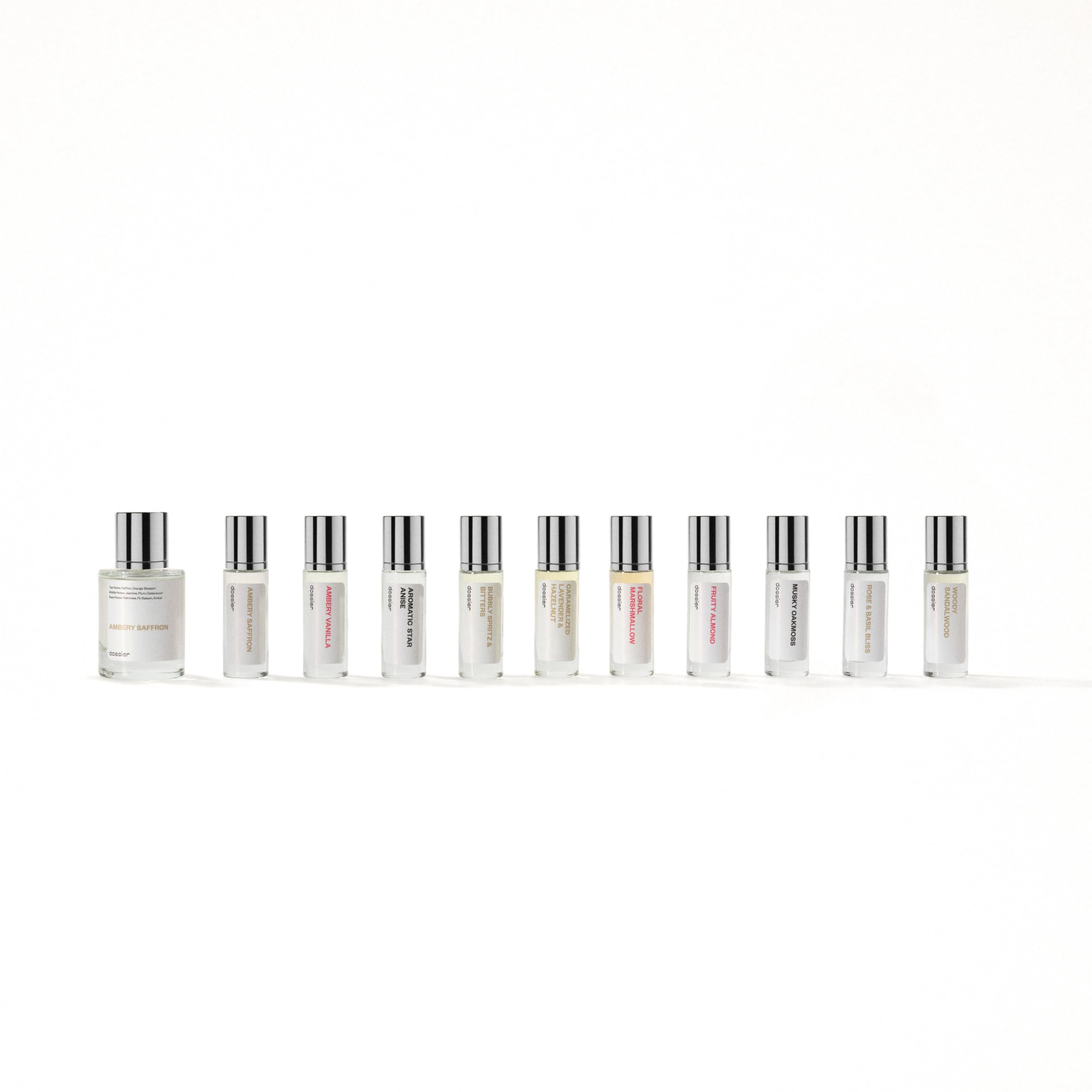 Dossier conjunto de descubrimiento: muestras para explorar aromas y encontrar tu favorito.