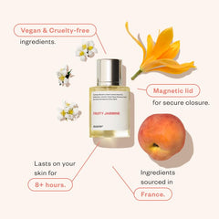 Dossier Fruity Jasmine bottle cap, portable fragrance for on-the-go