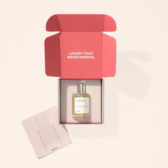 Dossier Perfume origen Grasse, calidad francesa que realza la fragancia.