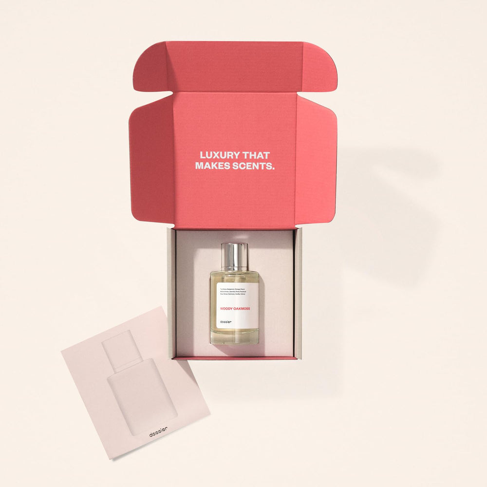 Dossier Woody Oakmoss base notes vanilla and vetiver for warmth