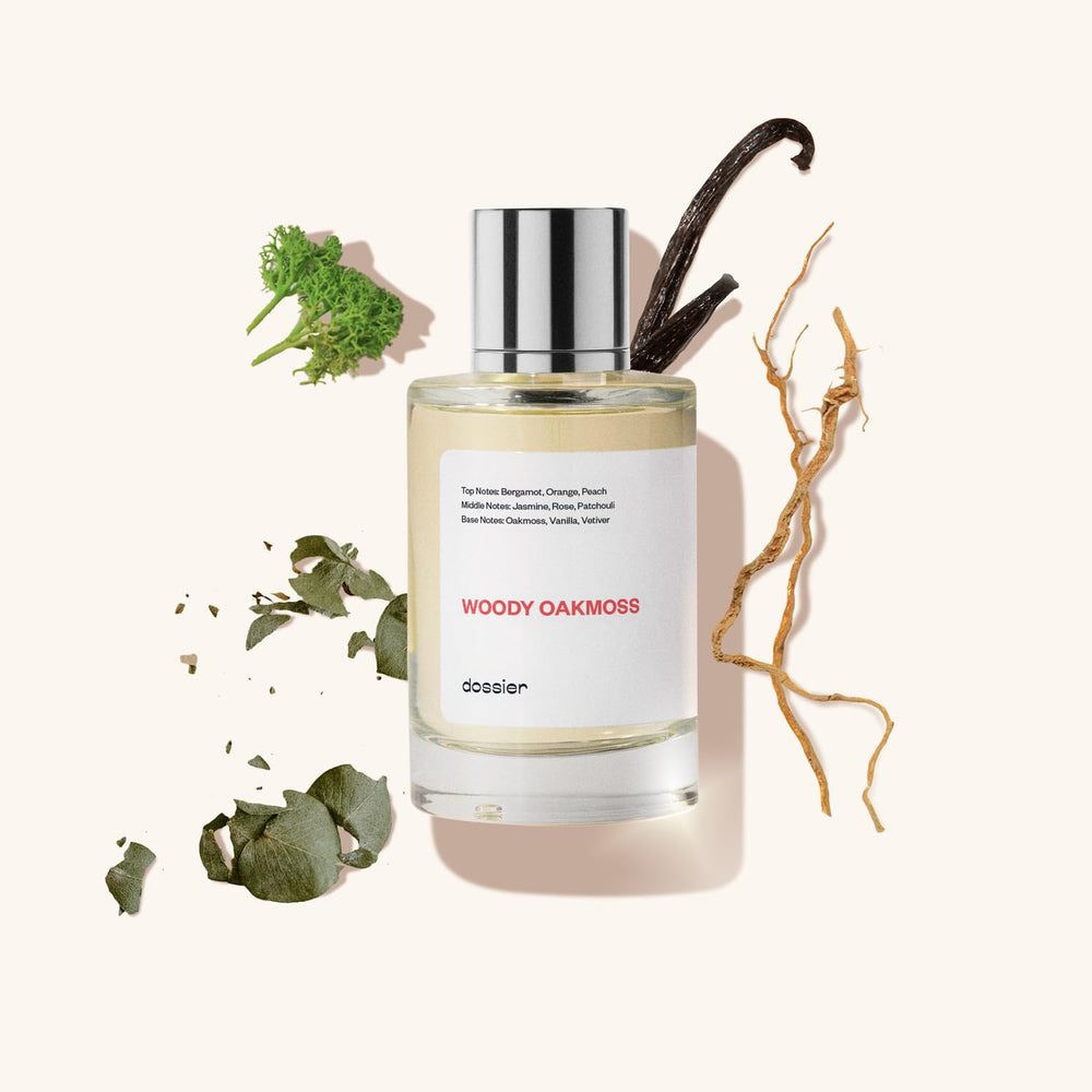 Dossier Woody Oakmoss spray application for effortless wear
