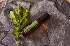 doTERRA Tea Tree Touch etiqueta frontal clara y reconocible