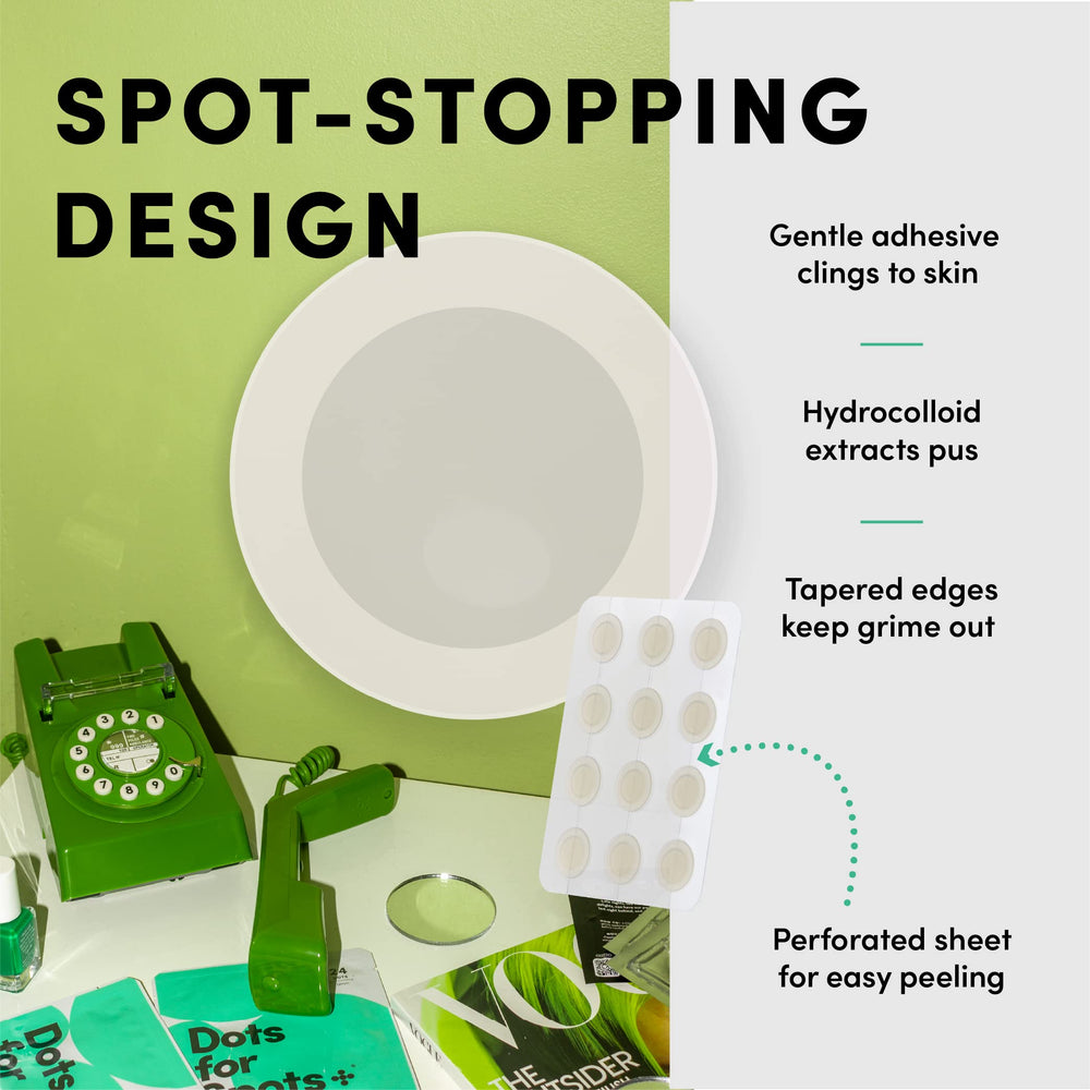 Cuidado coreano de Dots for Spots para piel saludable.