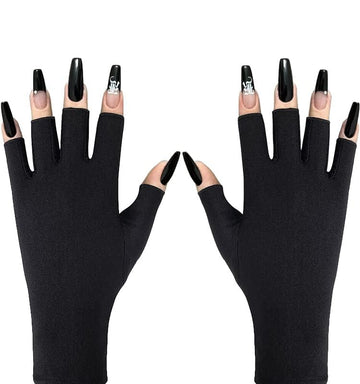 Guantes UV Doubao para manicura en gel protegen la piel durante el endurecimiento en lámpara.