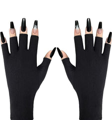 Guantes UV Doubao para manicura en gel protegen la piel durante el endurecimiento en lámpara.