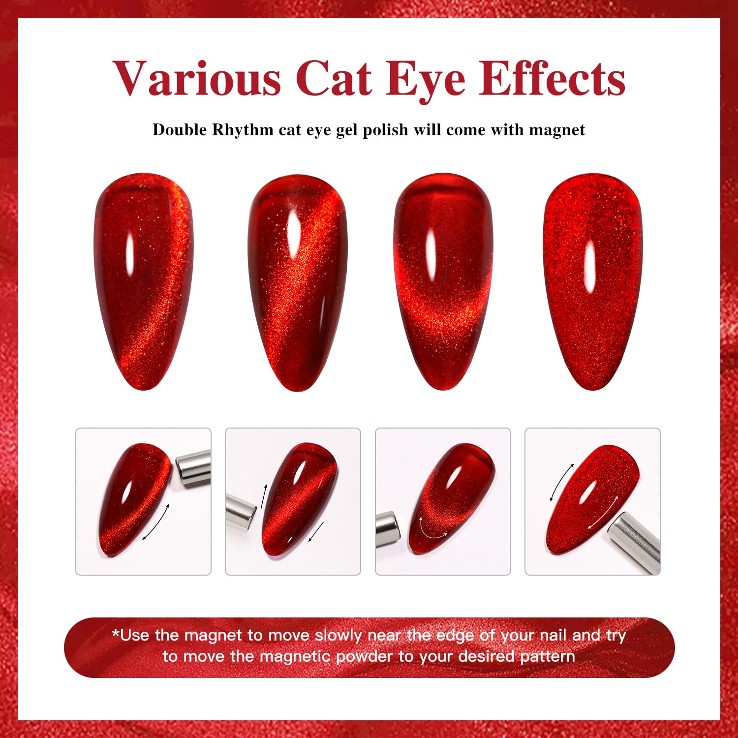 Advertencias de seguridad de Double Rhythm: evitar ojos y piel.