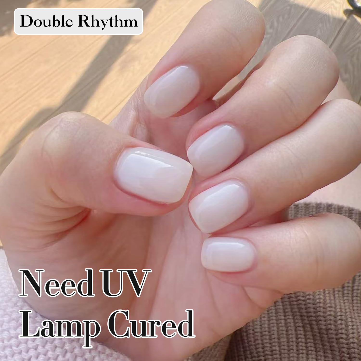 Double Rhythm aplicación con Base Gel y capa adicional para mejor adherencia