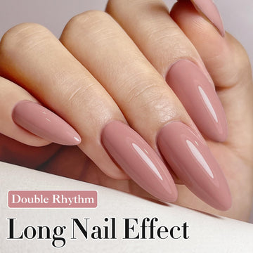 Double Rhythm gel polish, aplicación suave para principiantes en casa.