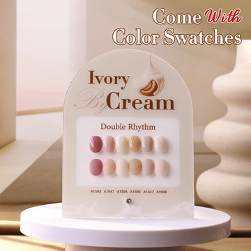 Double Rhythm gel esmalte 15ml, botellas visibles, color consistente.