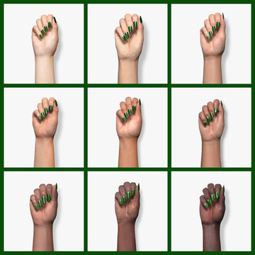 Brillo alto con Double Rhythm, manicura duradera de 28 días.