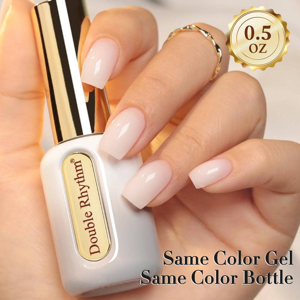 Double Rhythm gel con alto brillo y durabilidad visible