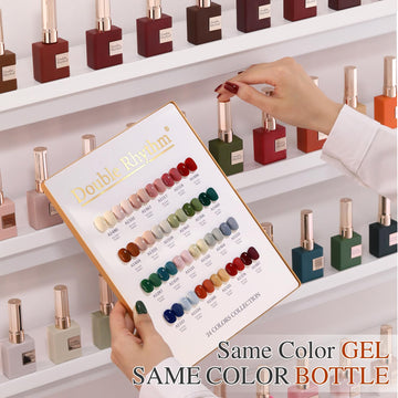 Double Rhythm Building Gel para diseños duraderos en uñas.