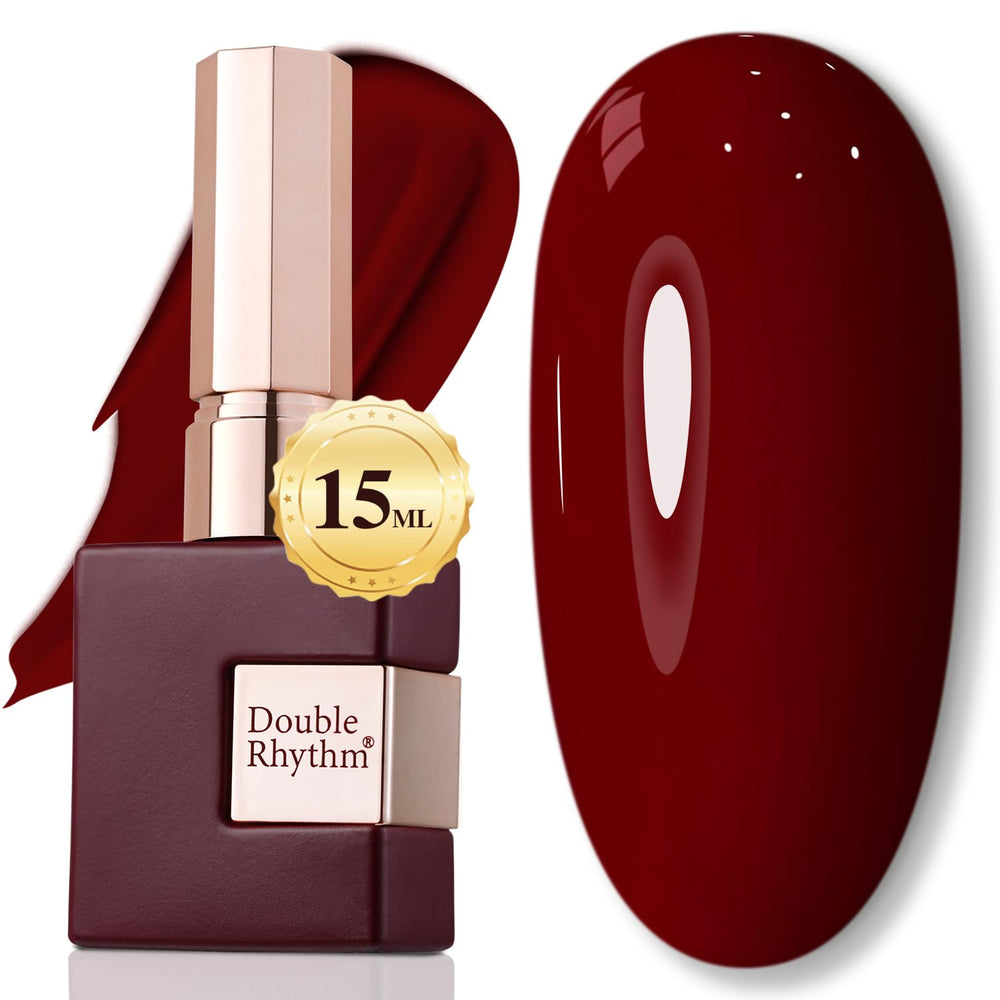 Double Rhythm burdeos 15 ml frasco para manicura duradera
