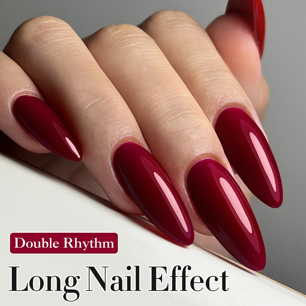 Double Rhythm burdeos 15 ml remoción fácil con acetona
