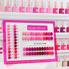 Vernis gel Double Rhythm, ensemble 28 pièces identique, bouteille uniforme, manucure homogène.