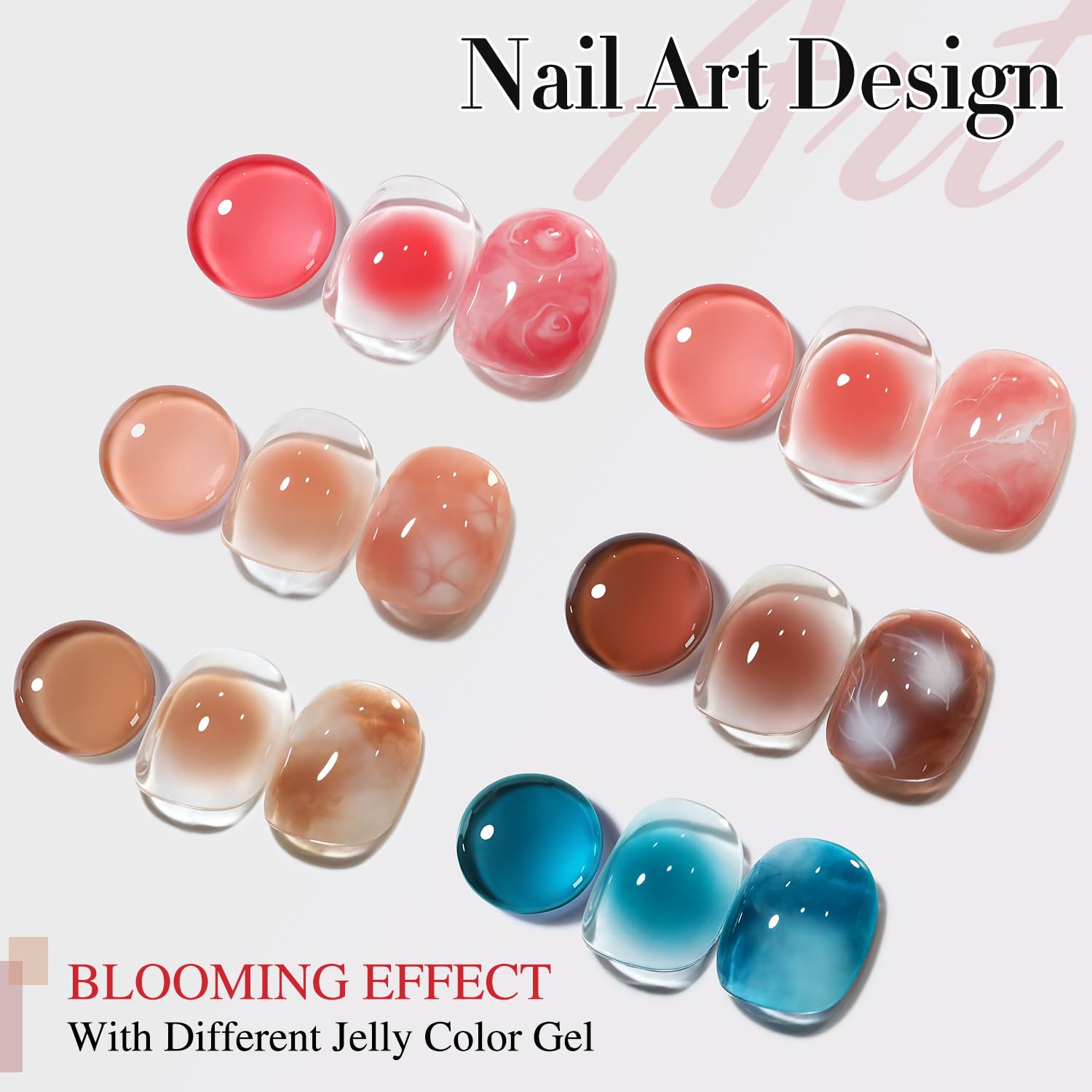 Double Rhythm blooming gel tiene olor suave y fórmula saludable.