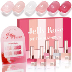 Esmalte gel Double Rhythm Milky White 15ml para uso en casa