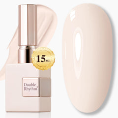 Double Rhythm esmalte gel 15ml: color uniforme para manicura duradera.