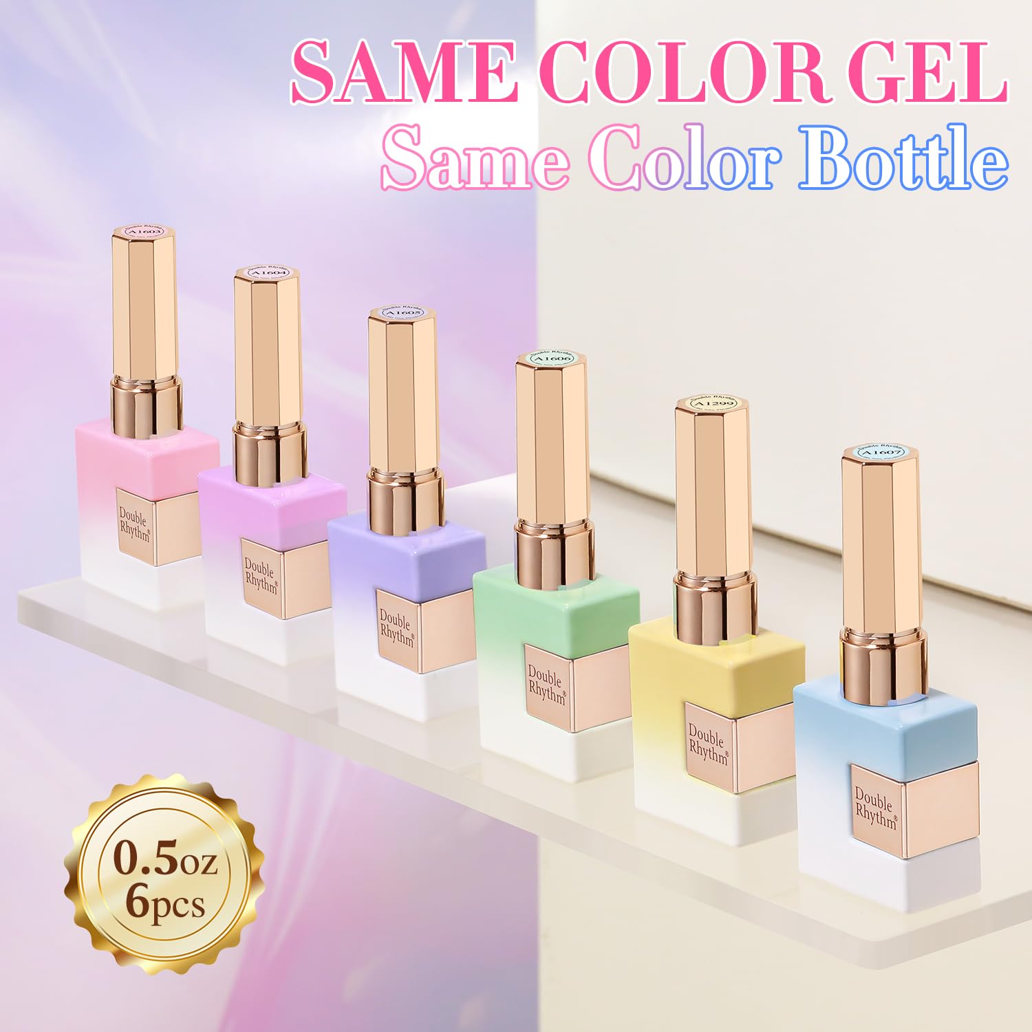 Muestra de color Double Rhythm para inspiración de arte de uñas.