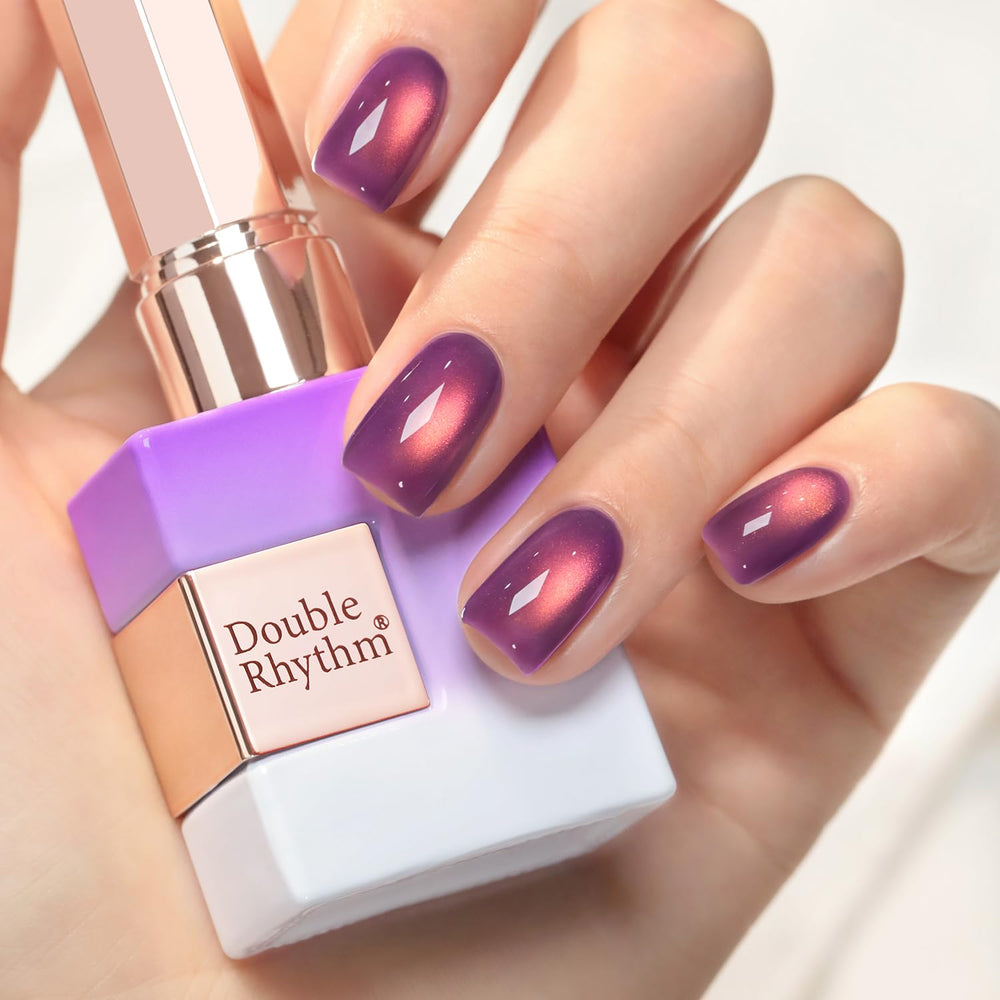 Double Rhythm esmalte gel aplicación fácil para principiantes e imán magnético.