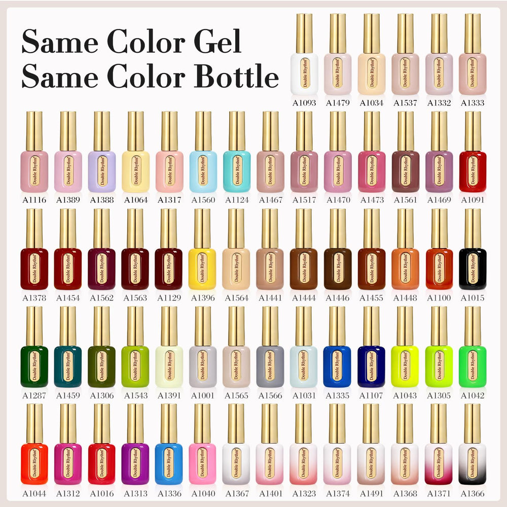 Double Rhythm gel-polish, requiere base y top coat para mejor resultado.