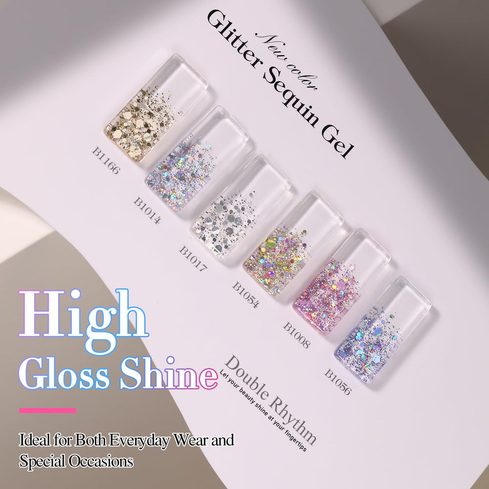 Gel plateado de Double Rhythm ofrece reflejo metálico y durabilidad