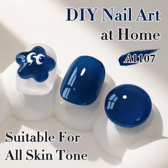 Double Rhythm esmalte gel de color único, fácil de aplicar para uñas duraderas.